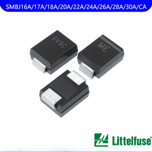 Littelfuse|SMBJ24A|ESD Protection Diodes,TVS Diodes 600W, 28.1V, 5%, Unidirectional, TVS
