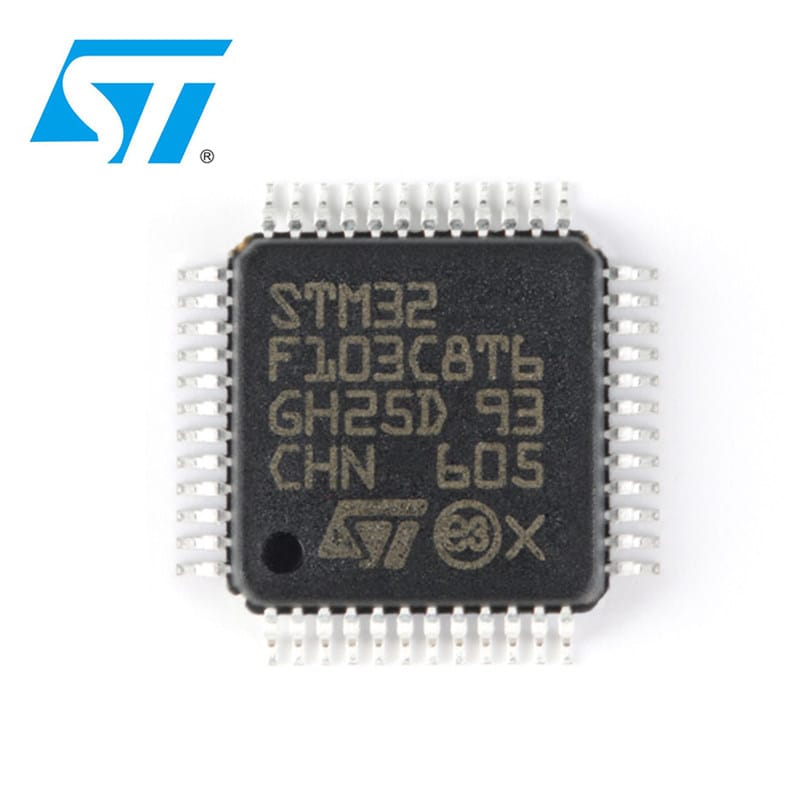 ST|STM32F103C8T6|ARM Microcontrollers - MCU 32BIT Cortex M3 64KB 20KB RAM 2X12 ADC