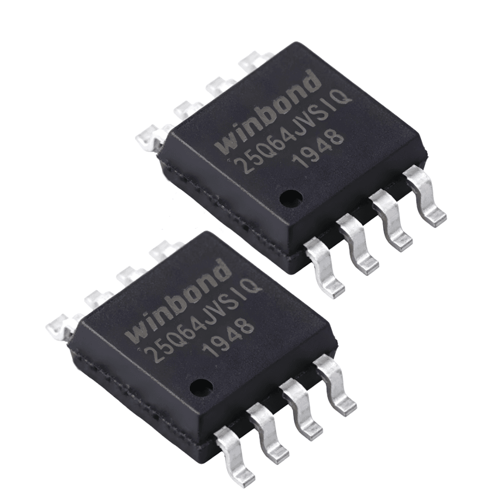 Winbond|W25Q64JVSSIQ|NOR Flash spiFlash, 64M-bit, 4Kb Uniform Sector